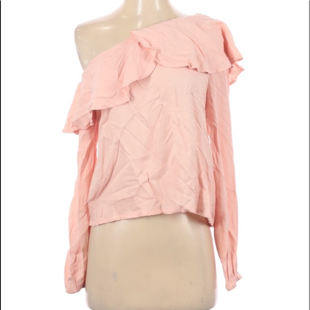 Minkpink one shoulder top size small